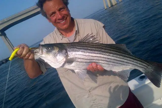 The Governor's brother Chris Cuomo took this photograph of a catch off the Hamptons